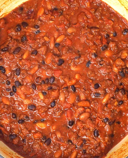 Ground Pork Two Bean Chili