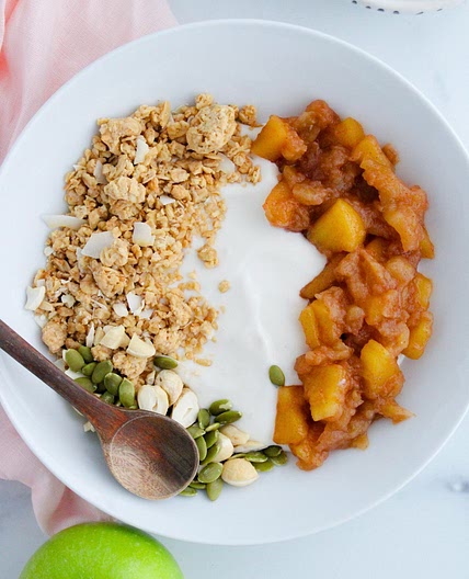 Apple Crumble Yogurt Bowl