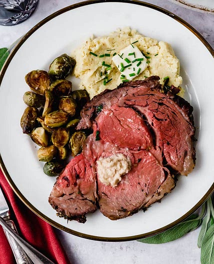 Herb Crusted Boneless Rib Roast