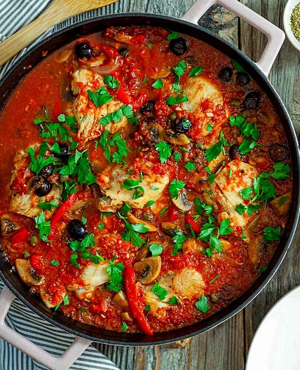 Classic Chicken Cacciatore