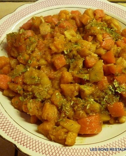 Poêlée carottes patates