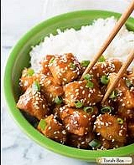 Recette poulet au caramel et au sésame