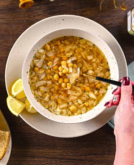 Greek Chickpea Soup (Revithia)