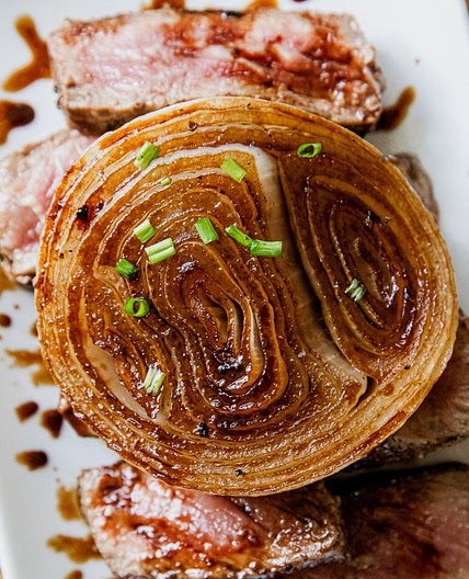 Grilled Balsamic Onions