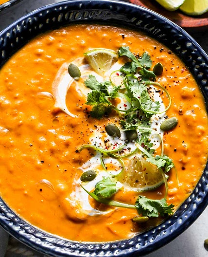 Pumpkin Red Lentil Soup