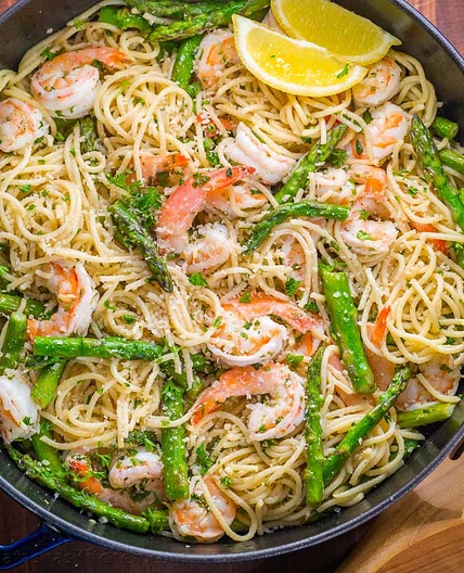 Garlic Butter Shrimp Scampi Pasta Recipe