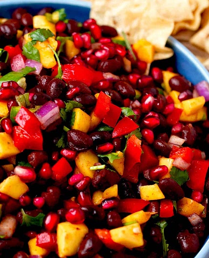Black Bean and Mango Salsa
