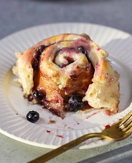 Blueberry Cinnamon Rolls