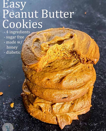 Easy Peanut Butter Cookies Recipe (crispy)