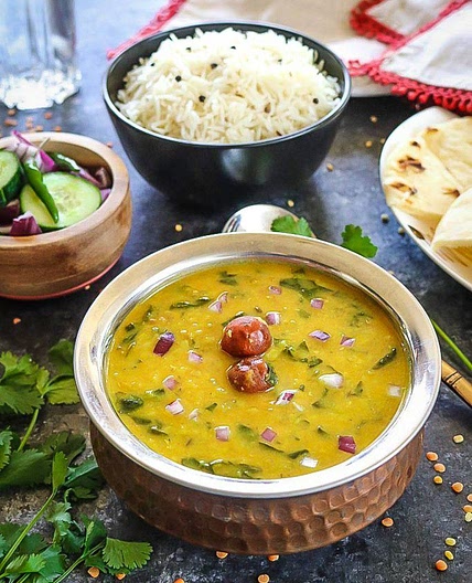 Instant Pot Spinach Dal