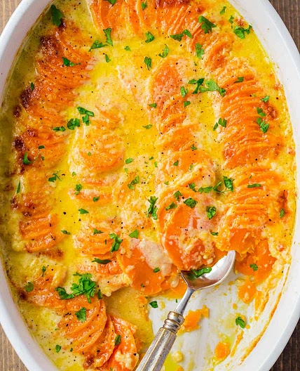 Scalloped Sweet Potatoes