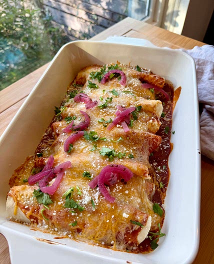 Healthy Ground Turkey Enchiladas