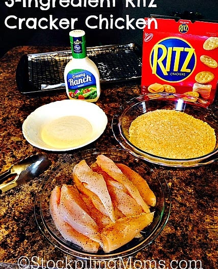 Easy 3-Ingredient Ritz Cracker Chicken