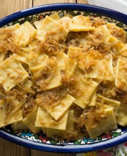 Hungarian Cabbage Noodles with Caramelized Cabbage and Onions - Káposztás Tészta