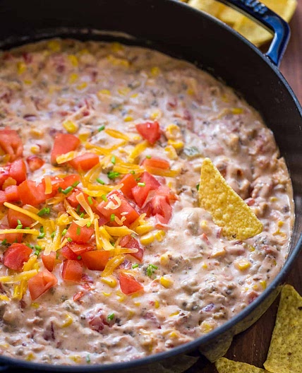 Sausage Queso Dip Recipe (with Real Cheese!)