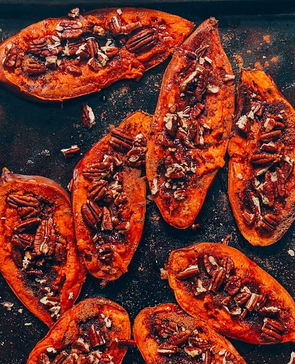 Sweet Potato Casserole Boats