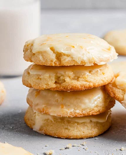 Orange Cookies with Sweet Orange Glaze