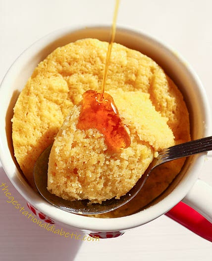 Coconut Maple Rum Mug Cake