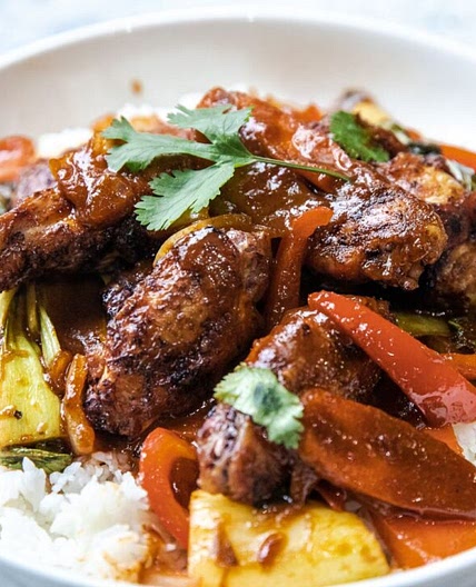 Grilled Thai Red Curry Chicken Wings