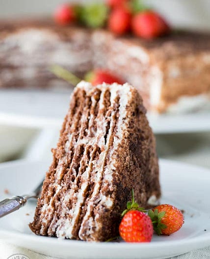 Chocolate Spartak Cake Recipe