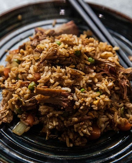 Smoked Pulled Pork Fried Rice