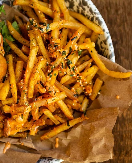 Beef Tallow Fries with Furikake