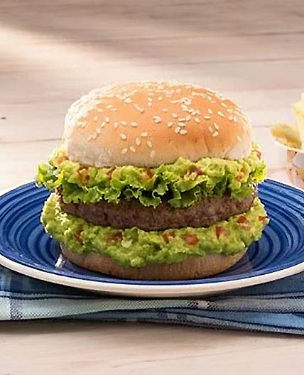 Burgers with Avocado Topping