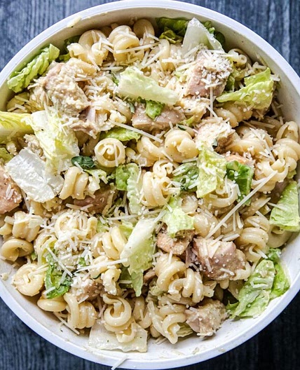 Chicken Caesar Pasta Salad