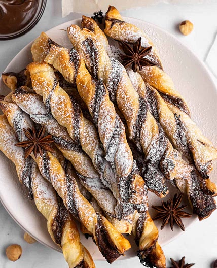 Puff Pastry Nutella Twists