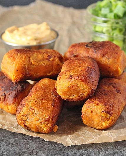 Paleo Sweet Potato Bacon Tots