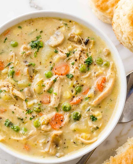 Chicken Pot Pie Soup Recipe
