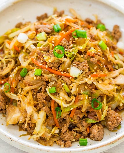 Chicken Egg Roll in a Bowl