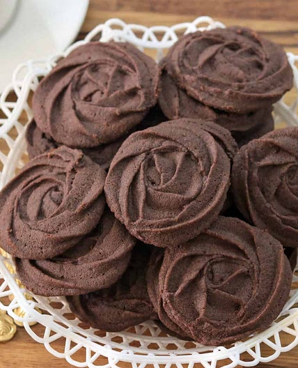 Chocolate Butter Cookies Recipe