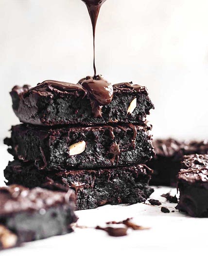 Fudgy Blackout Brownies (Healthy)