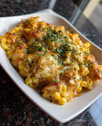 Street Corn Chicken Casserole