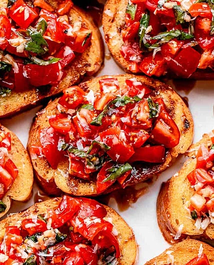 Easy Garlic Bread Bruschetta Recipe