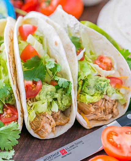 Slow Cooker Chicken Tacos