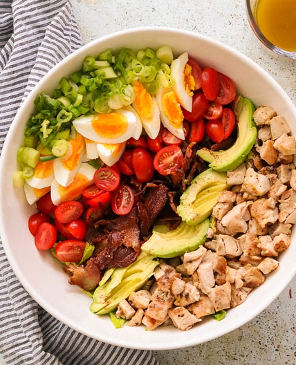 Whole30 Cobb Salad (Paleo, Keto)