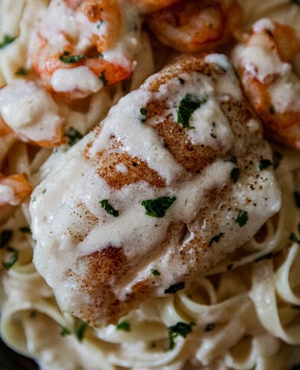 Surf and Surf Alfredo