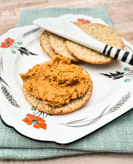 Quick Lentil & Salted Peanuts Pate - Vegan Recipe