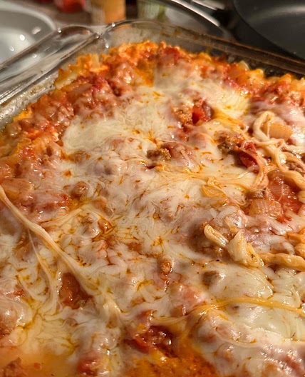 Turkey and pepperoni lasagna