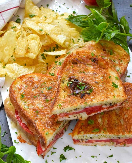 Tomato Grilled Cheese Sandwich