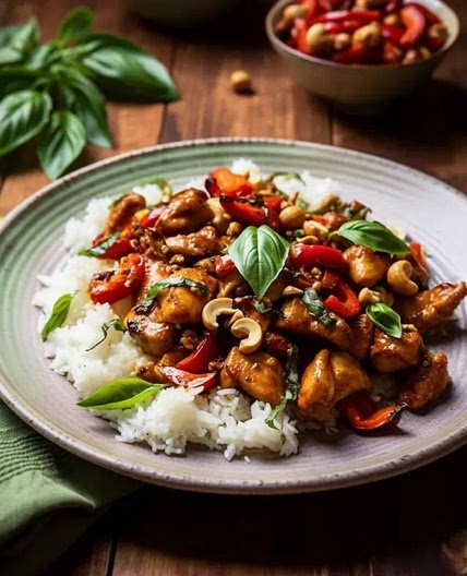 Honey Cashew Chicken