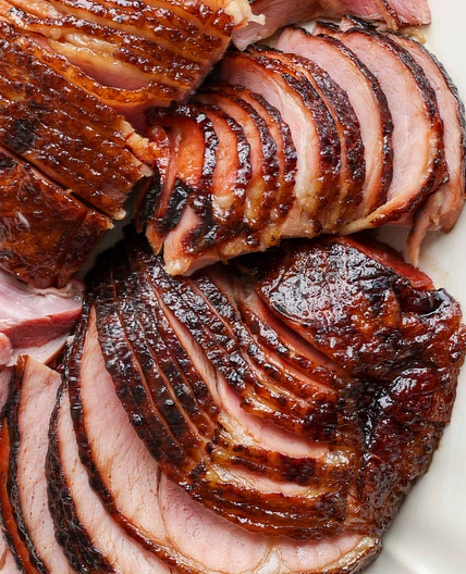 Balsamic and Dijon Glazed Ham