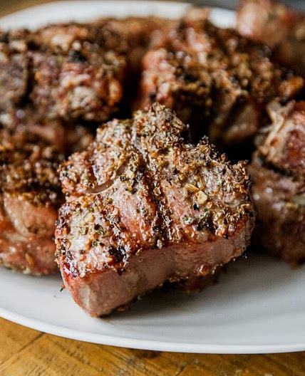 Grilled Lamb Loin Chops