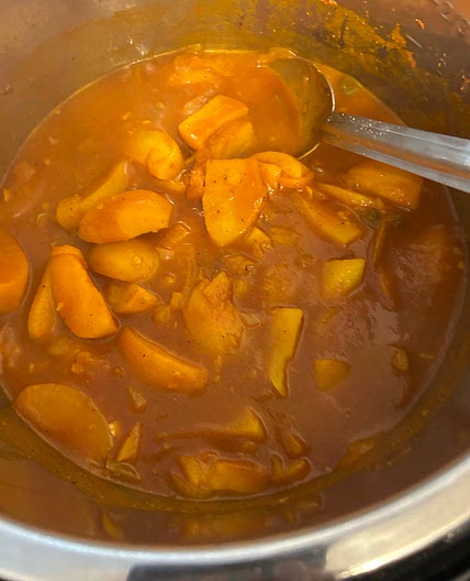 Instant pot Afghan potato korma 