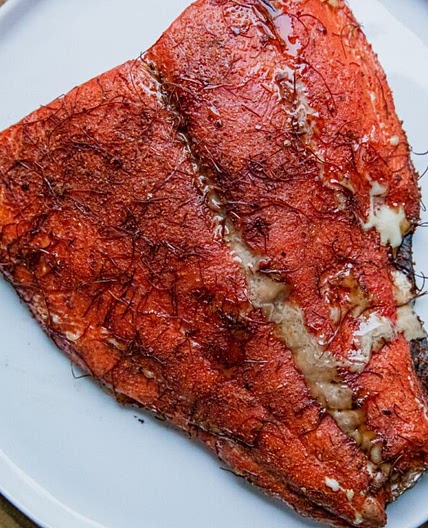 Spicy Dry Brined Hot Smoked Salmon