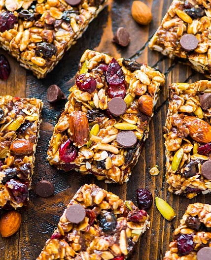 Trail Mix Granola Bars