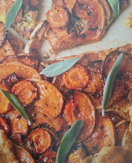 Butternut, Orange and Sage Galette