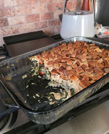 Turkey-Spinach Casserole